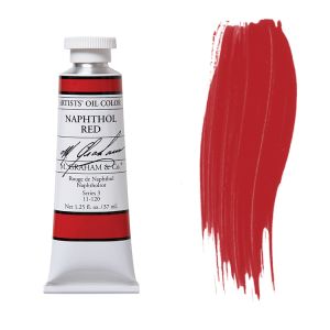 M. Graham Artist Oil Color Napthol Red 1.25oz 