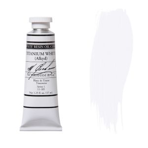 M. Graham Artist Oil Color Titanium White Rapid Dry 1.25oz 