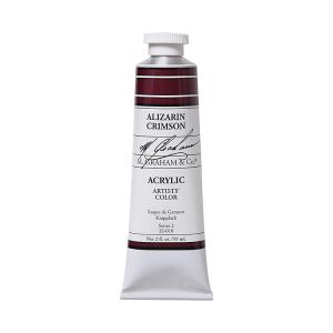 M Graham Artists Acrylic Alizarin Crimson 60ml Tube