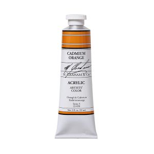 M Graham Artists Acrylic Cadmium Orange 60ml Tube