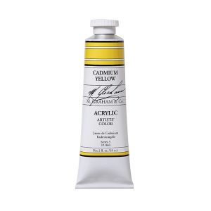 M Graham Artists Acrylic Cadmium Yellow 60ml Tube