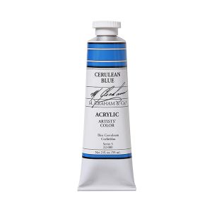 M Graham Artists Acrylic Cerulean Blue 60ml Tube