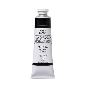 M Graham Artists Acrylic Mars Black 60ml Tube