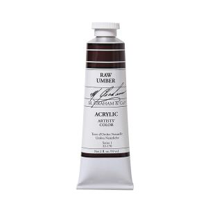 M Graham Artists Acrylic Raw Umber 60ml Tube