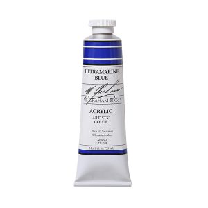 M Graham Artists Acrylic Ultramarine Blue 60ml Tube
