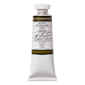 M. Graham Artist Watercolor Azo Green 15ml
