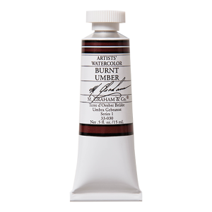 M. Graham Artist Watercolor Burnt Umber 15ml