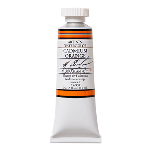 M. Graham Artist Watercolor Cadmium Orange 15ml