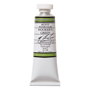 M. Graham Artist Watercolor Hookers Green 15ml