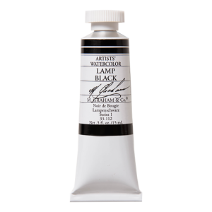 M. Graham Artist Watercolor Lamp Black 15ml