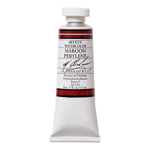 M. Graham Artist Watercolor Maroon Perylene 15ml