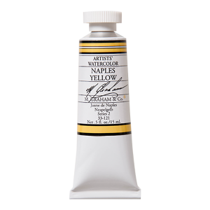 M. Graham Artist Watercolor Naples Yellow 15ml