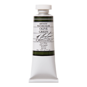M. Graham Artist Watercolor Olive Green 15ml