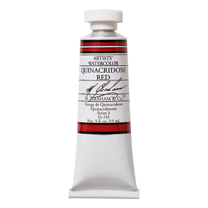 M. Graham Artist Watercolor Quinacridone Red 15ml