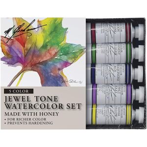 M. Graham Artist Watercolor Jewel Tone 5 Color Set