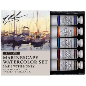 M. Graham Artist Watercolor Marinescape 5 Color Set