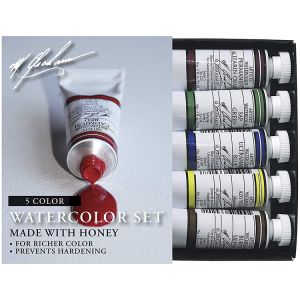 M. Graham Artist Watercolor Basic 5 Color Set