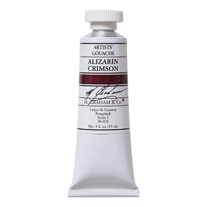 M. Graham Artists Gouache 15ml Alizarin Crimson
