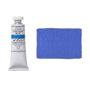 M. Graham Artists Gouache 15ml Cerulean Blue