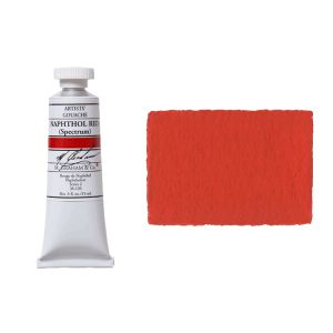 M. Graham Artists Gouache 15ml Naphthol Red