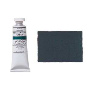 M. Graham Artists Gouache 15ml Phthalo Green