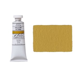 M. Graham Artists Gouache 15ml Yellow Ochre