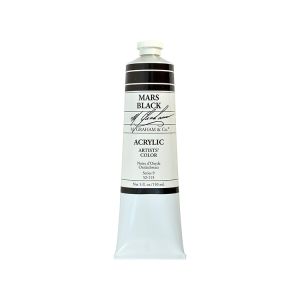 M Graham Artists Acrylic Mars Black 150ml Tube