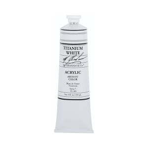 M Graham Artists Acrylic Titanium White 150ml Tube