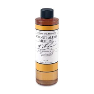 M. Graham Walnut Alkyd Oil Medium 8oz
