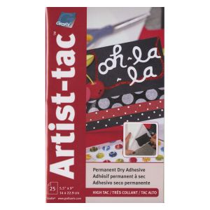 Artist Tac Permanent 5.5x9 25 Sheets