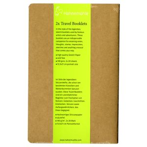 Hahnemuhle 2 Travel Booklets 5.27x8.19