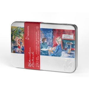 Hahnemuhle Watercolor Postcards 4x6 Rough Tin of 30
