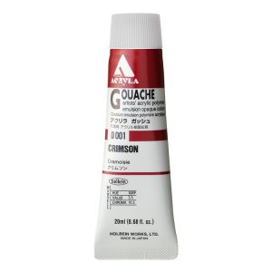 Holbein Acrylic Gouache 20ml Crimson