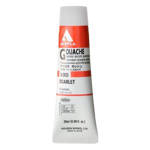 Holbein Acrylic Gouache 20ml Scarlet