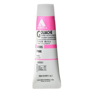 Holbein Acrylic Gouache 20ml Pink