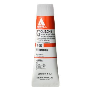Holbein Acrylic Gouache 20ml Vermilion