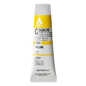 Holbein Acrylic Gouache 20ml Yellow