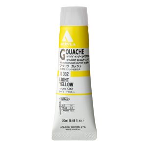 Holbein Acrylic Gouache 20ml Light Yellow