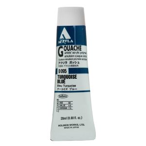 Holbein Acrylic Gouache 20ml Turquoise Blue