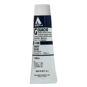 Holbein Acrylic Gouache 20ml Navy Blue