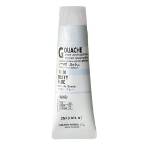 Holbein Acrylic Gouache 20ml Misty Blue
