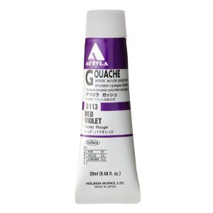 Holbein Acrylic Gouache 20ml Red Violet