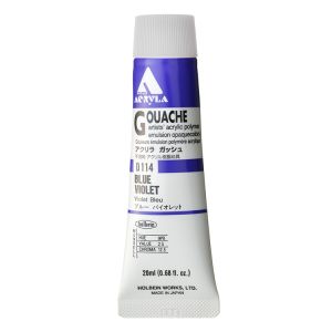 Holbein Acrylic Gouache 20ml Blue Violet