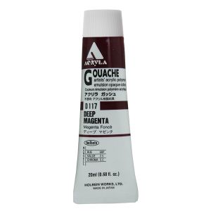 Holbein Acrylic Gouache 20ml Deep Magenta
