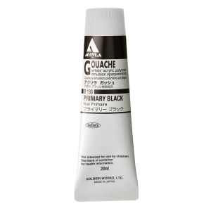 Holbein Acrylic Gouache 20ml Primary Black