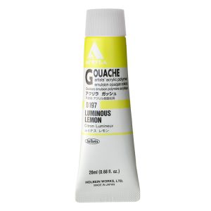 Holbein Acrylic Gouache 20ml Luminous Lemon