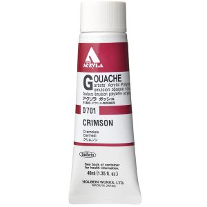 Holbein Acrylic Gouache 40ml Crimson