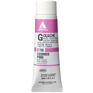 Holbein Acrylic Gouache 40ml Cosmos Pink