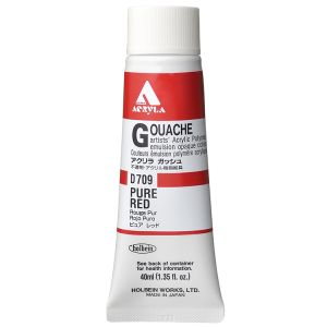 Holbein Acrylic Gouache 40ml Pure Red