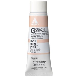Holbein Acrylic Gouache 40ml Shell Pink